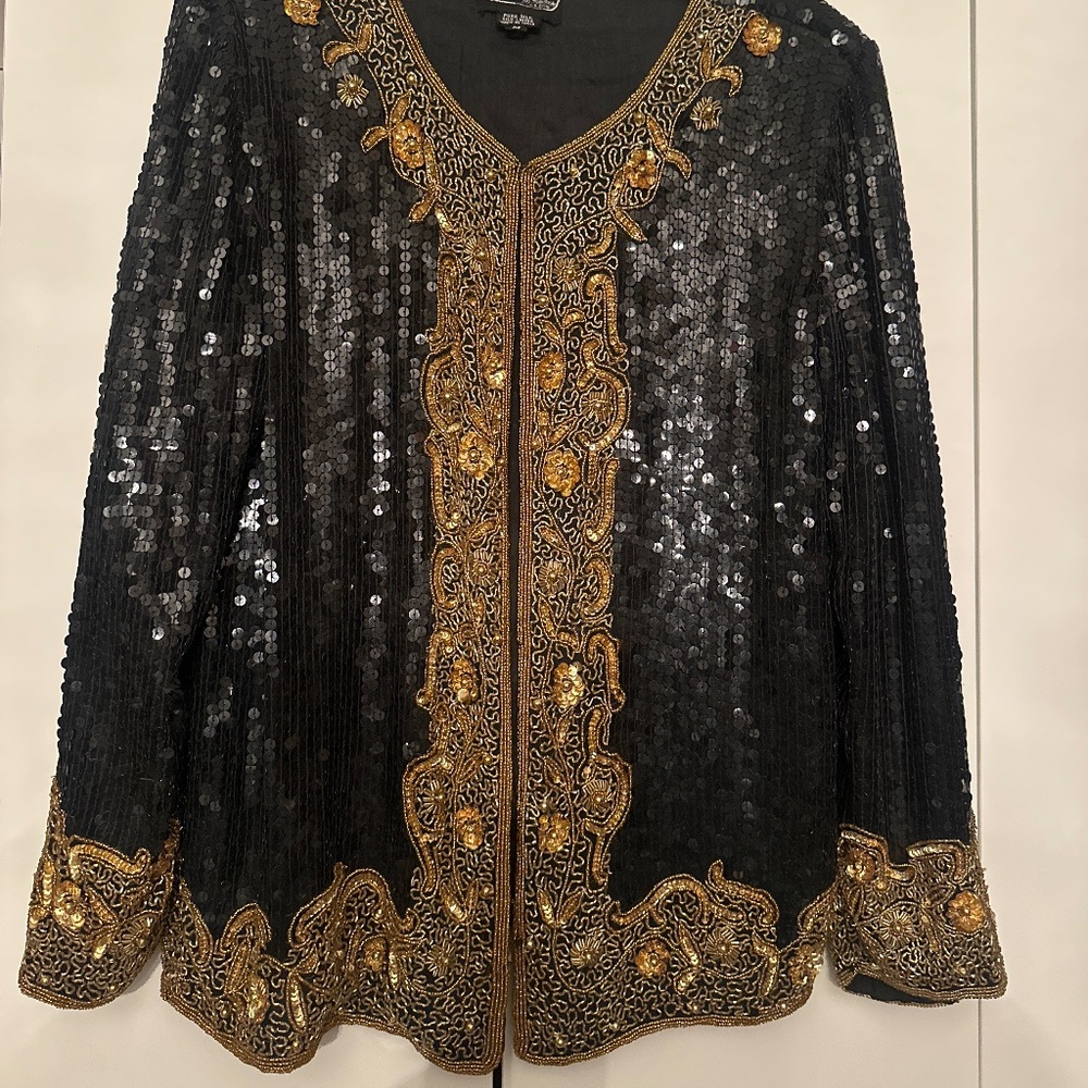 Sequin vintage cardigan